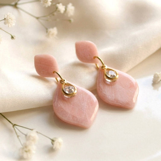 Pink Pearl Glow - Ohrringe