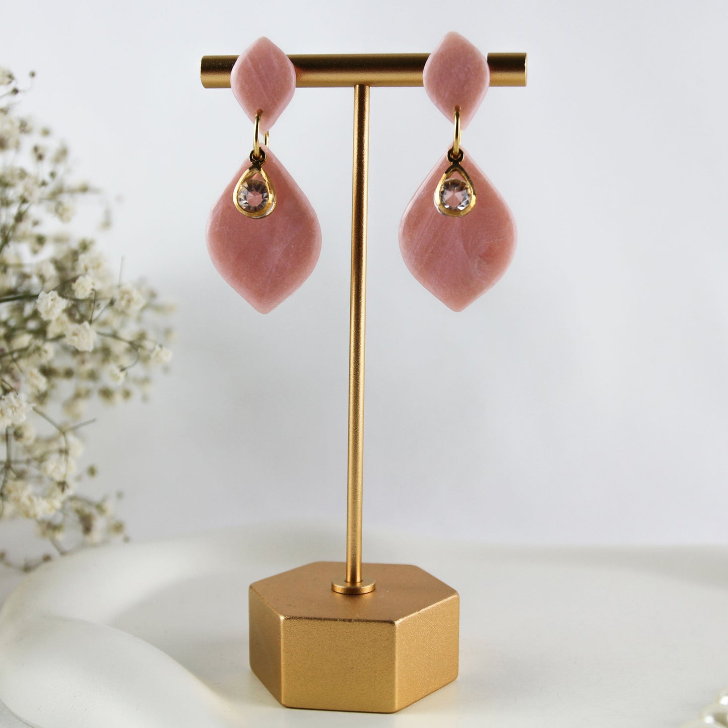 Pink Pearl Glow - Ohrringe