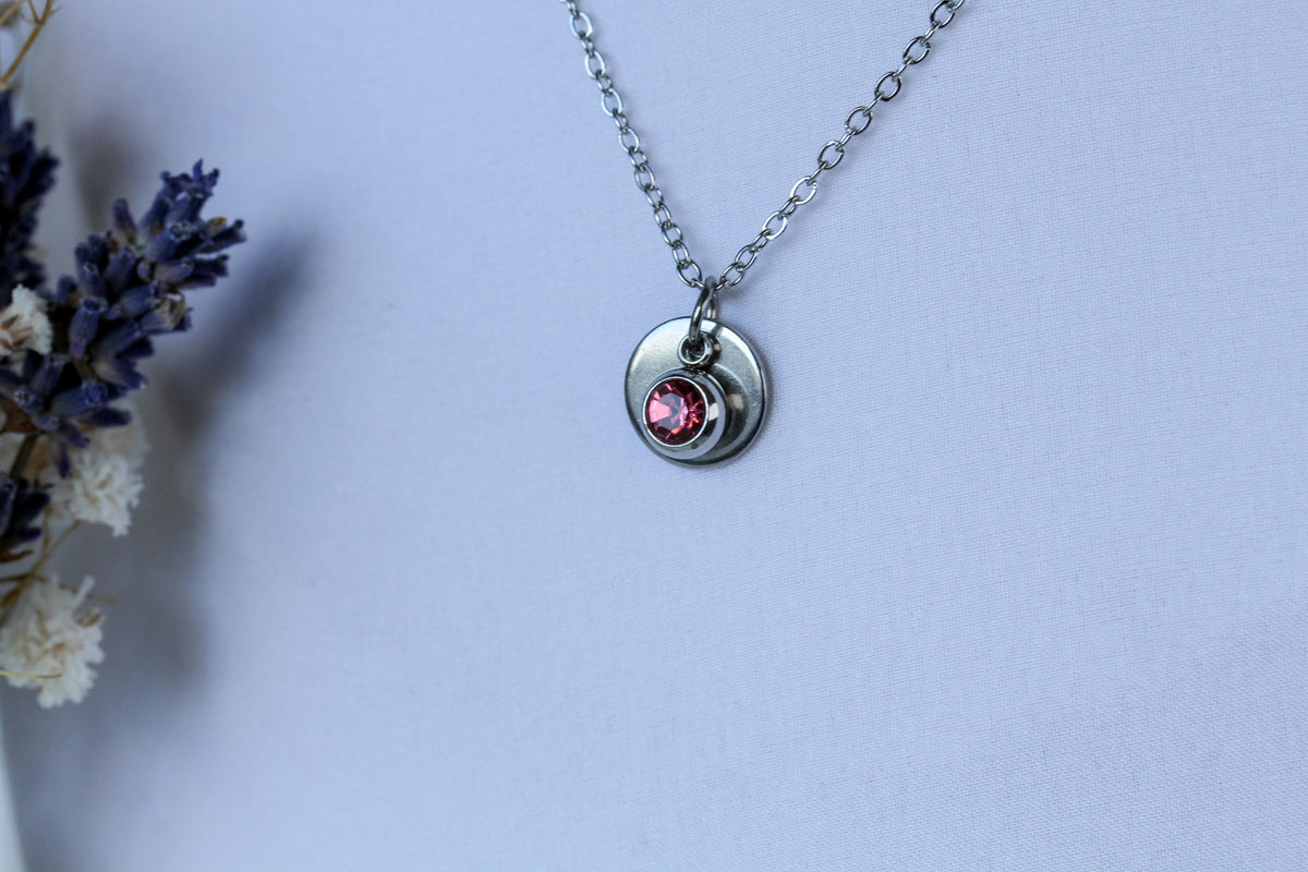 Birthstone Glow – Halskette in Geburtssteinfarbe