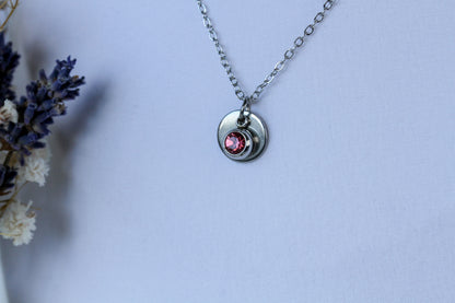 Birthstone Glow – Halskette in Geburtssteinfarbe