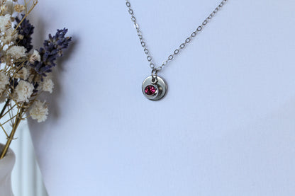 Birthstone Glow – Halskette in Geburtssteinfarbe