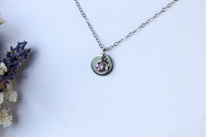 Birthstone Glow – Halskette in Geburtssteinfarbe