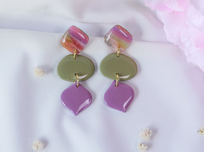 Lavender Sorbet Bloom - Ohrringe