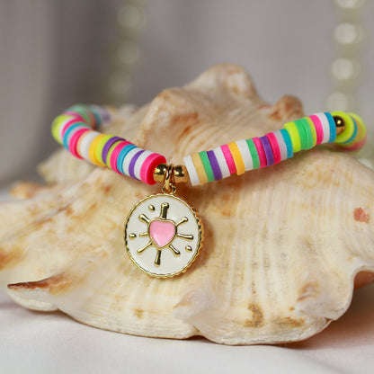 Radiant Heart – Katsuki-Armband mit Emaille-Herz