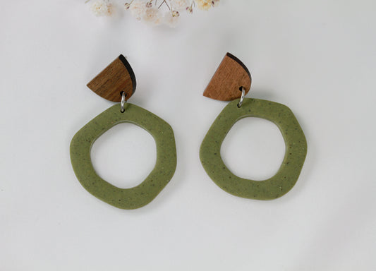 Walnut Green - Ohrringe