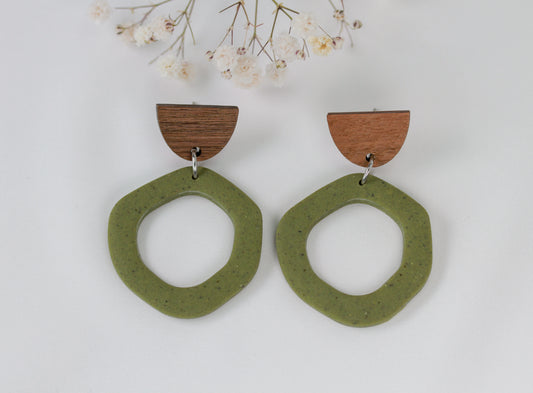Walnut Green - Ohrringe