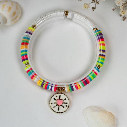 Radiant Heart – Katsuki-Armband mit Emaille-Herz