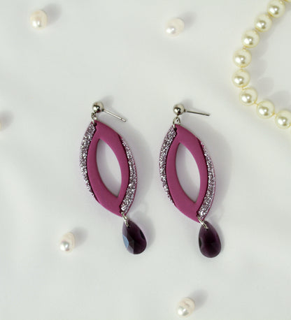 Crystal Veil Lilac – Ohrringe