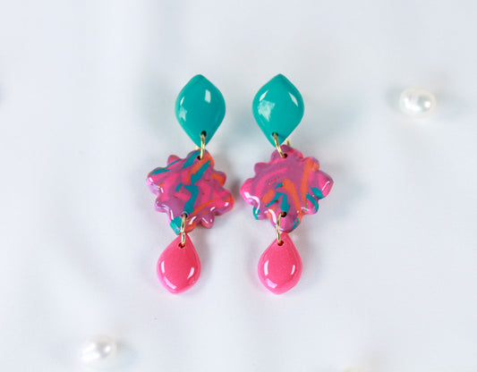 Tropical Bloom Pop - Ohrringe