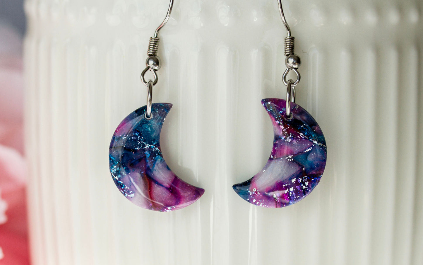 Cosmic Universe – Moon Glow - Ohrringe