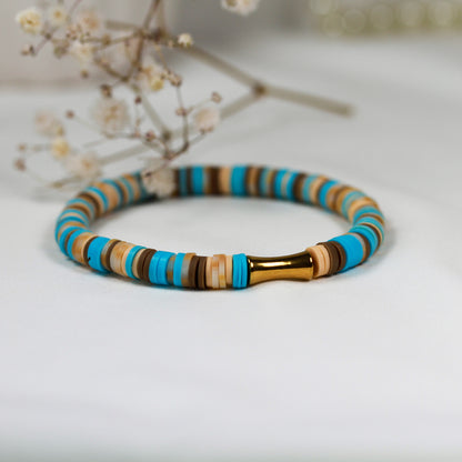 Turquoise Sands – Katsuki-Schmuckset in Türkis mit Design-Spacer