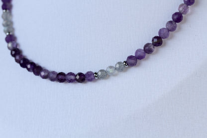 Violet Dusk – Schmuckset mit Amethyst und Labradorit