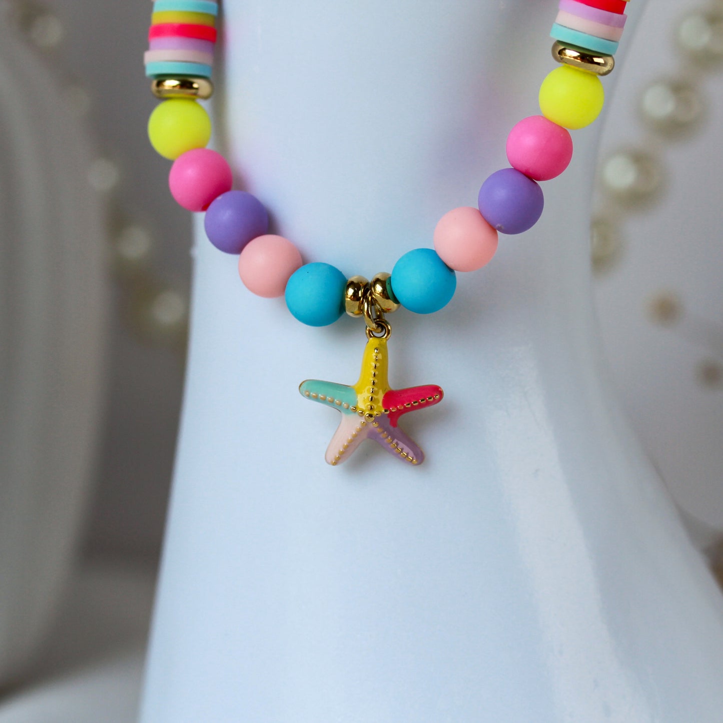 Malibu Starfish – Katsuki-Schmuckset mit Halskette und Armband