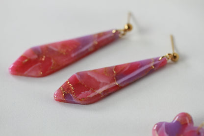 Rosé Lilac Aura – Ohrringe