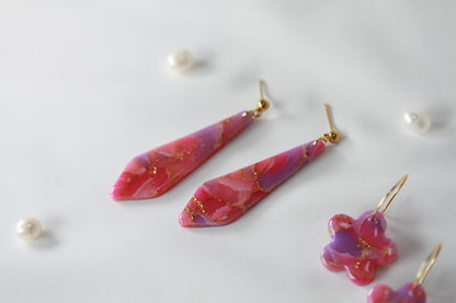 Rosé Lilac Aura – Ohrringe