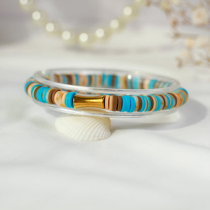 Turquoise Sands – Katsuki-Schmuckset in Türkis mit Design-Spacer