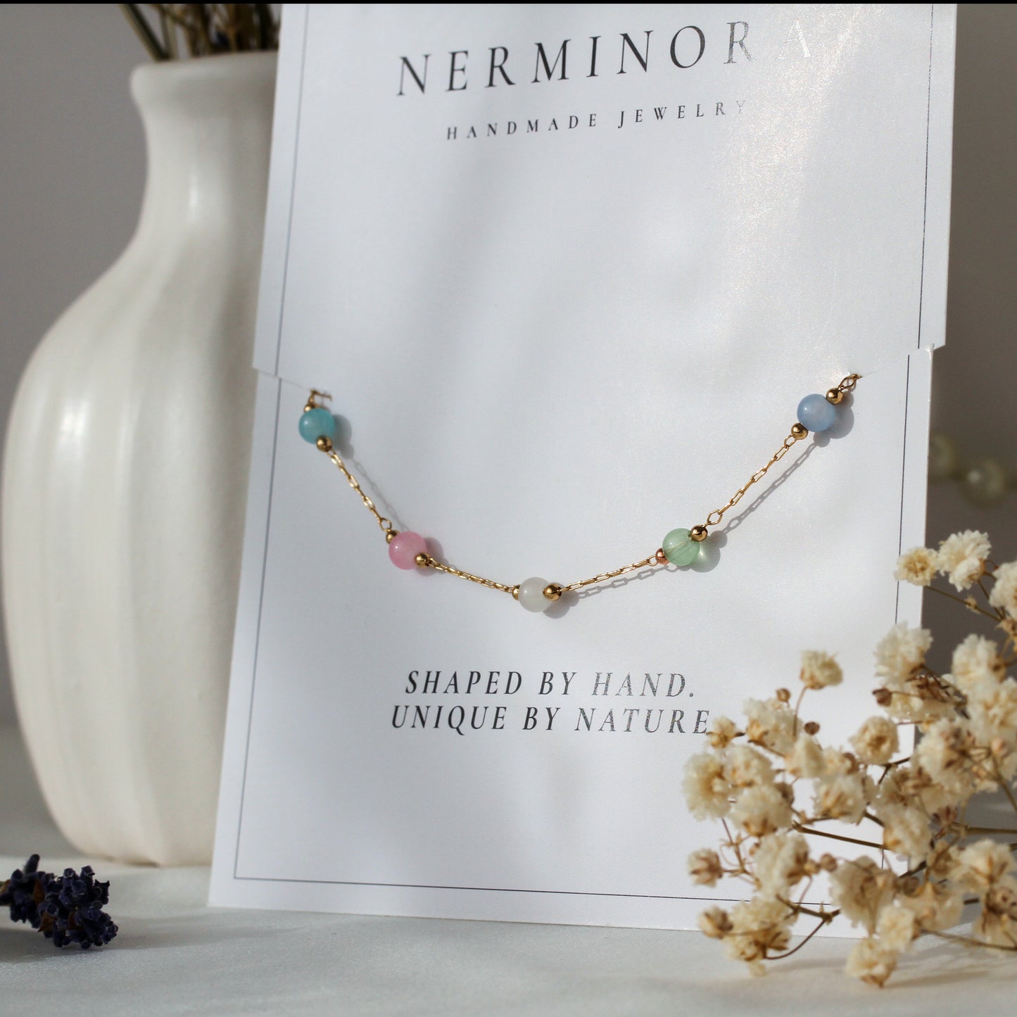Pastel Harmony – Armband mit bunten Schmuckperlen