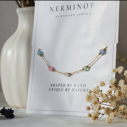 Pastel Harmony – Armband mit bunten Schmuckperlen