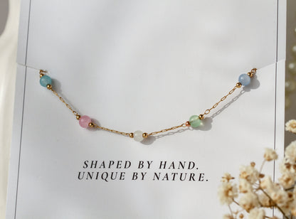Pastel Harmony – Armband mit bunten Schmuckperlen