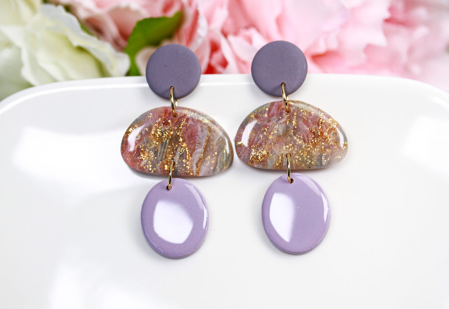 Lavender Glow -  Ohrringe