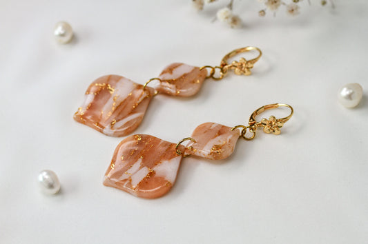 Apricot Bloom – Ohrringe