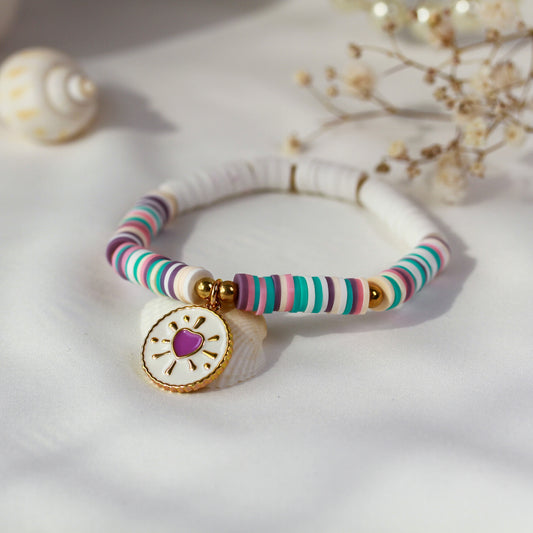 Radiant Heart – Katsuki-Armband mit Emaille-Herz