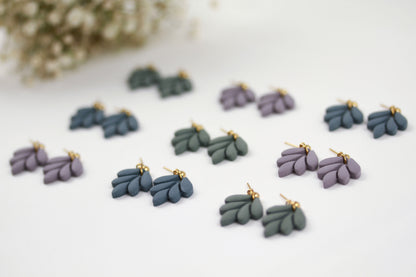 Kleine Blatt Ohrringe – Handgefertigte Polymer Clay Statement Ohrringe | Dewlight
