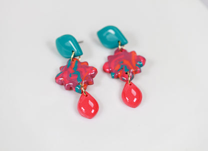 Tropical Bloom Pop - Ohrringe