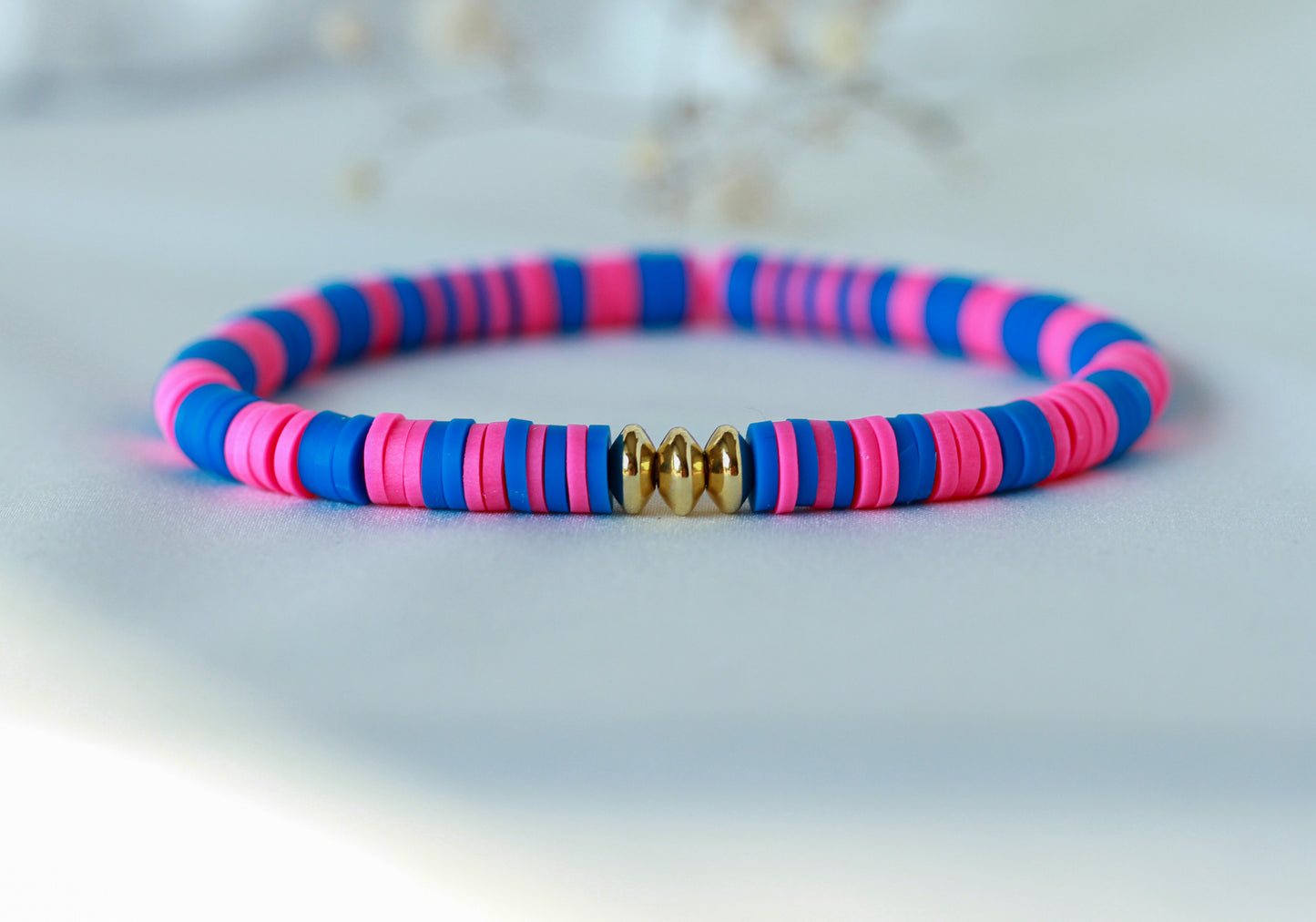 Electric Berry – Katsuki-Armband in Pink und Blau