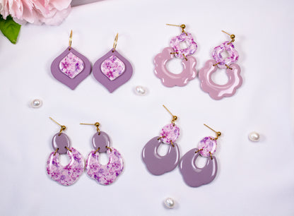 Velvet Blossom – Loop - Ohrringe