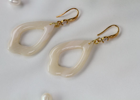Nude Gold Veins – Ohrringe