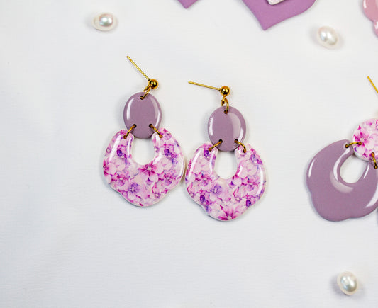 Velvet Blossom – Loop - Ohrringe