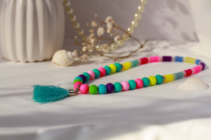 Blue Breeze Pop  – Katsuki-Wickelarmband in Pink