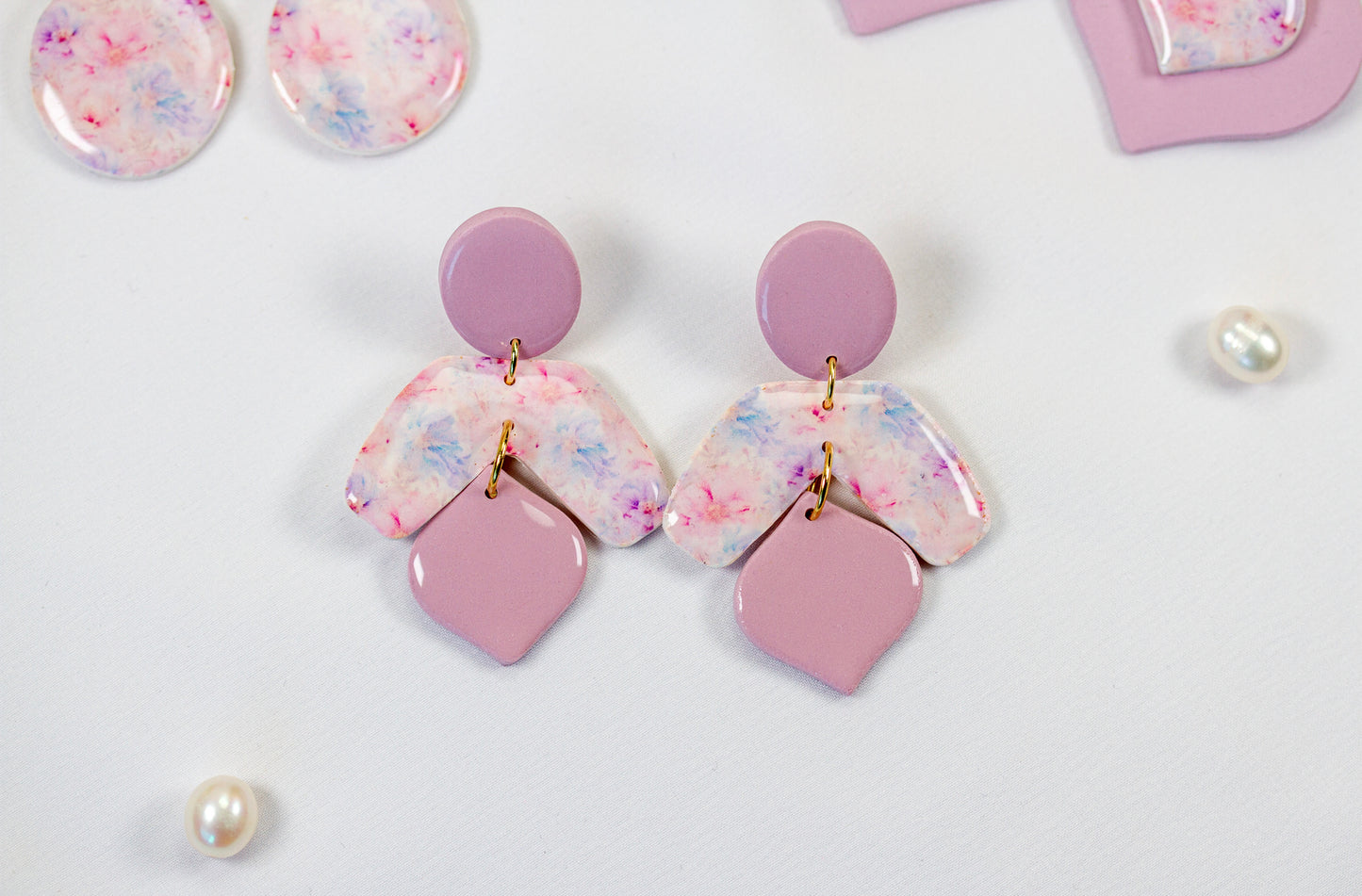 Pastel Soft Bloom - Ohrringe