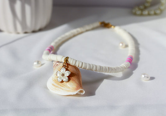 Ivory Garden Charm - Halskette