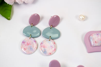 Blush Garden – Petal Arc - Ohrringe