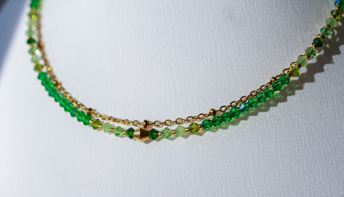 Green Crystal – Halskette