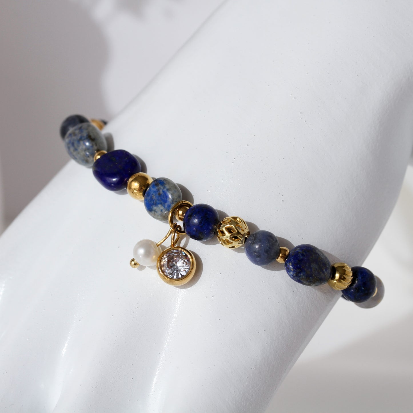 Midnight Blue – Lapis-Lazuli-Armband