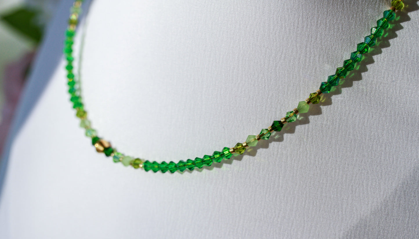 Green Crystal – Halskette