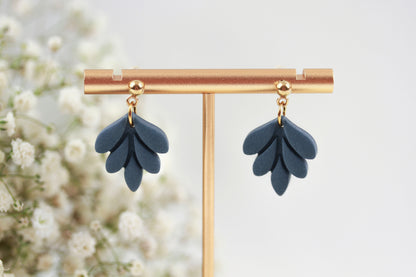 Kleine Blatt Ohrringe – Handgefertigte Polymer Clay Statement Ohrringe | Dewlight