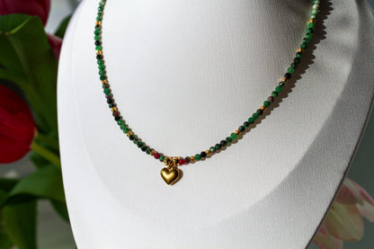Heart of Zoisite – Halskette