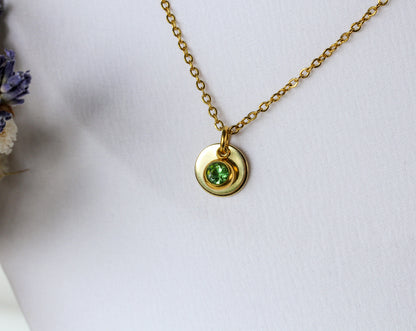 Birthstone Glow – Halskette in Geburtssteinfarbe