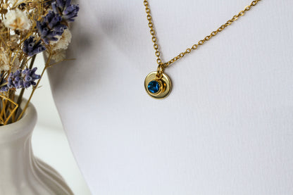 Birthstone Glow – Halskette in Geburtssteinfarbe
