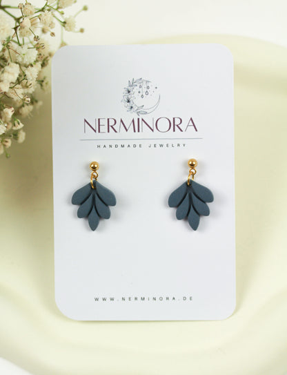 Kleine Blatt Ohrringe – Handgefertigte Polymer Clay Statement Ohrringe | Dewlight