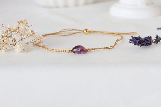 Silk Nebula - Filigranes Amethyst-Armband