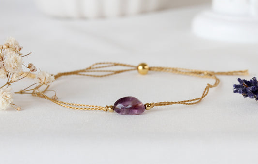 Silk Nebula - Filigranes Amethyst-Armband