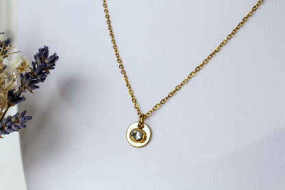 Birthstone Glow – Halskette in Geburtssteinfarbe