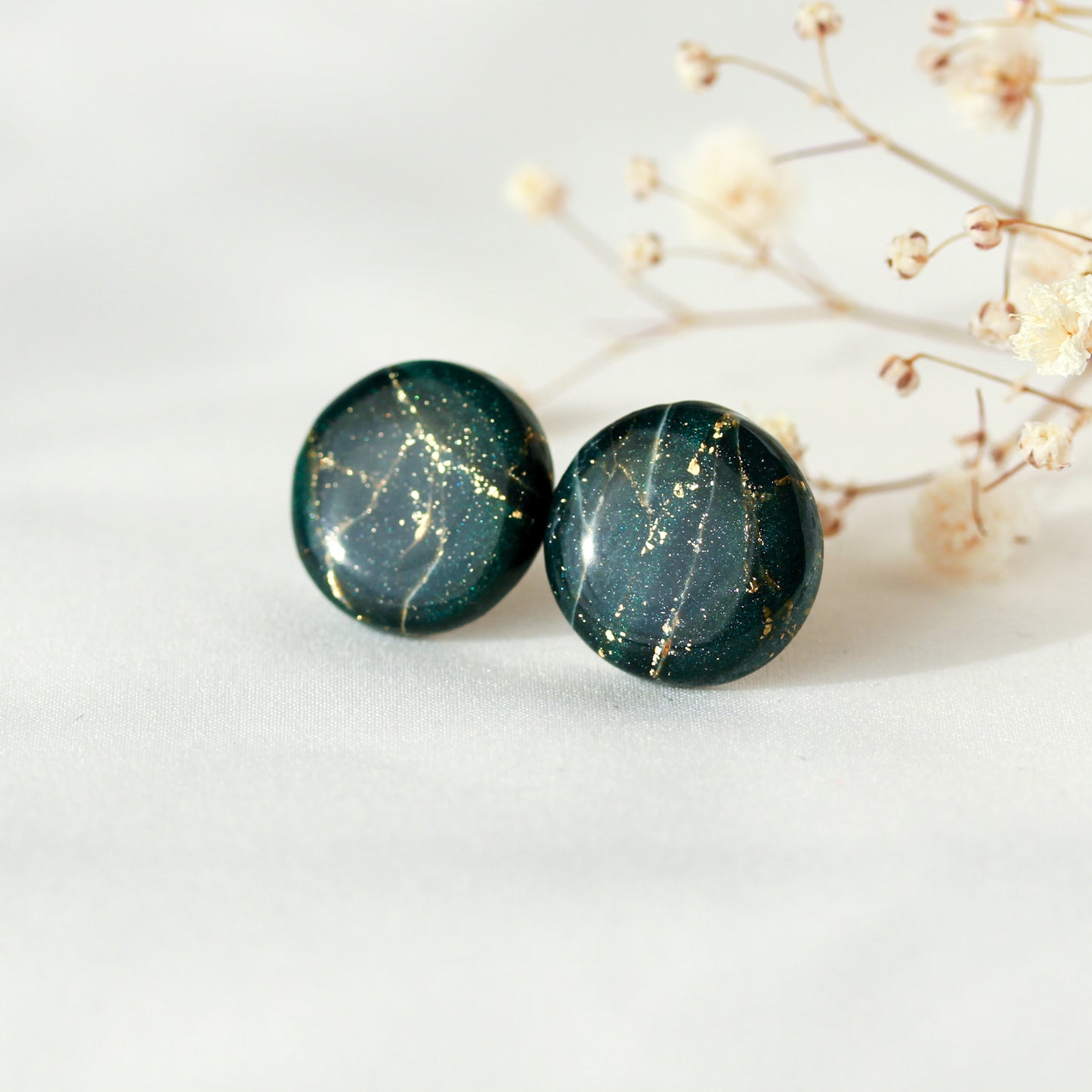 Verdora Green Gold – Elegante Ohrringe in Grün & Gold