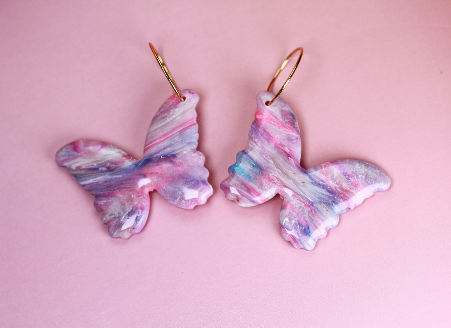 Pastel Butterfly - Ohrringe
