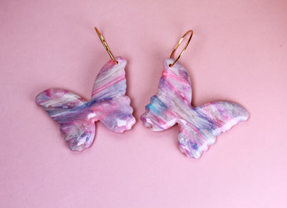 Pastel Butterfly - Ohrringe